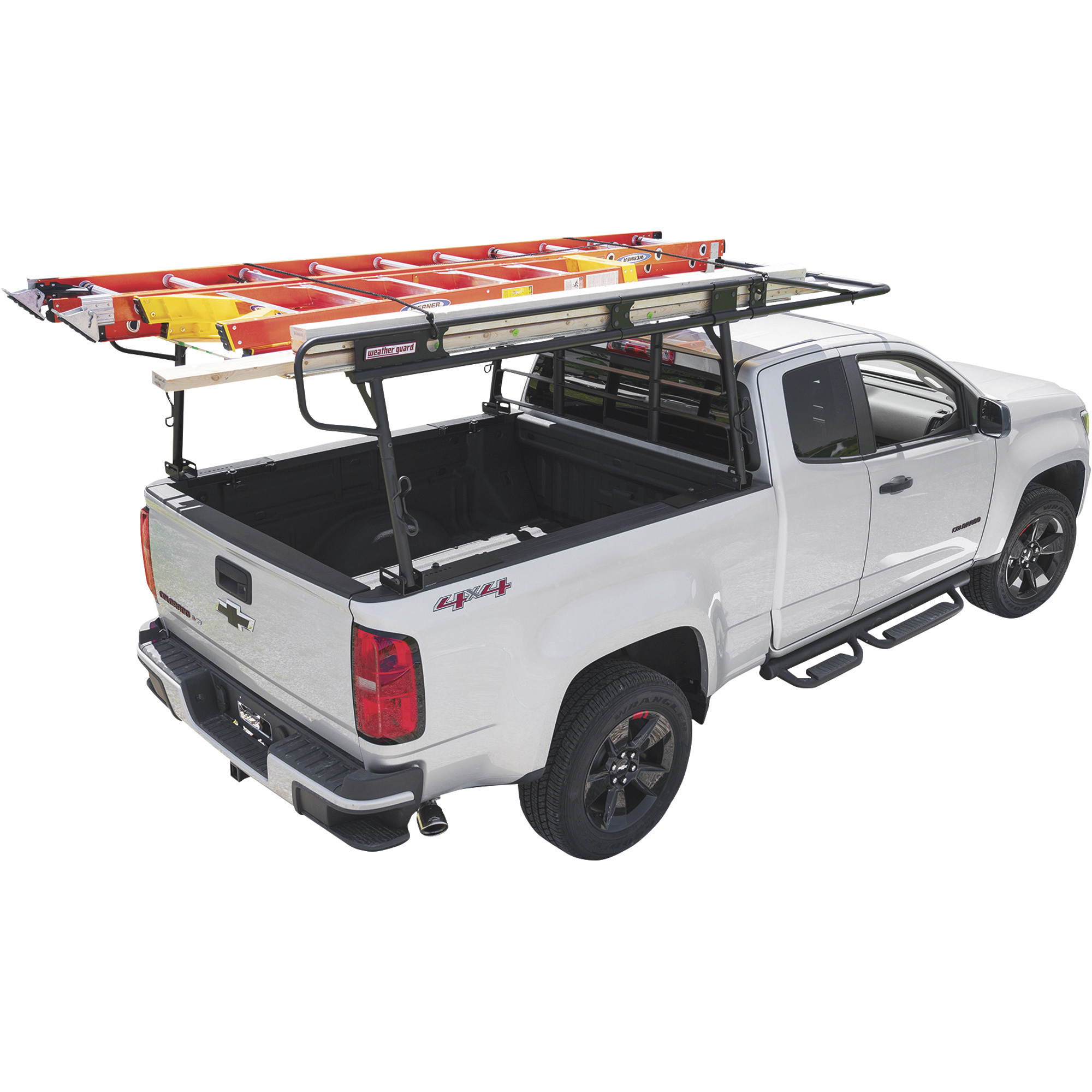WEATHER GUARD Steel Truck Rack, Fits Compact Trucks, 1000-Lb. Load Capacity, Model# 1345-52-02
